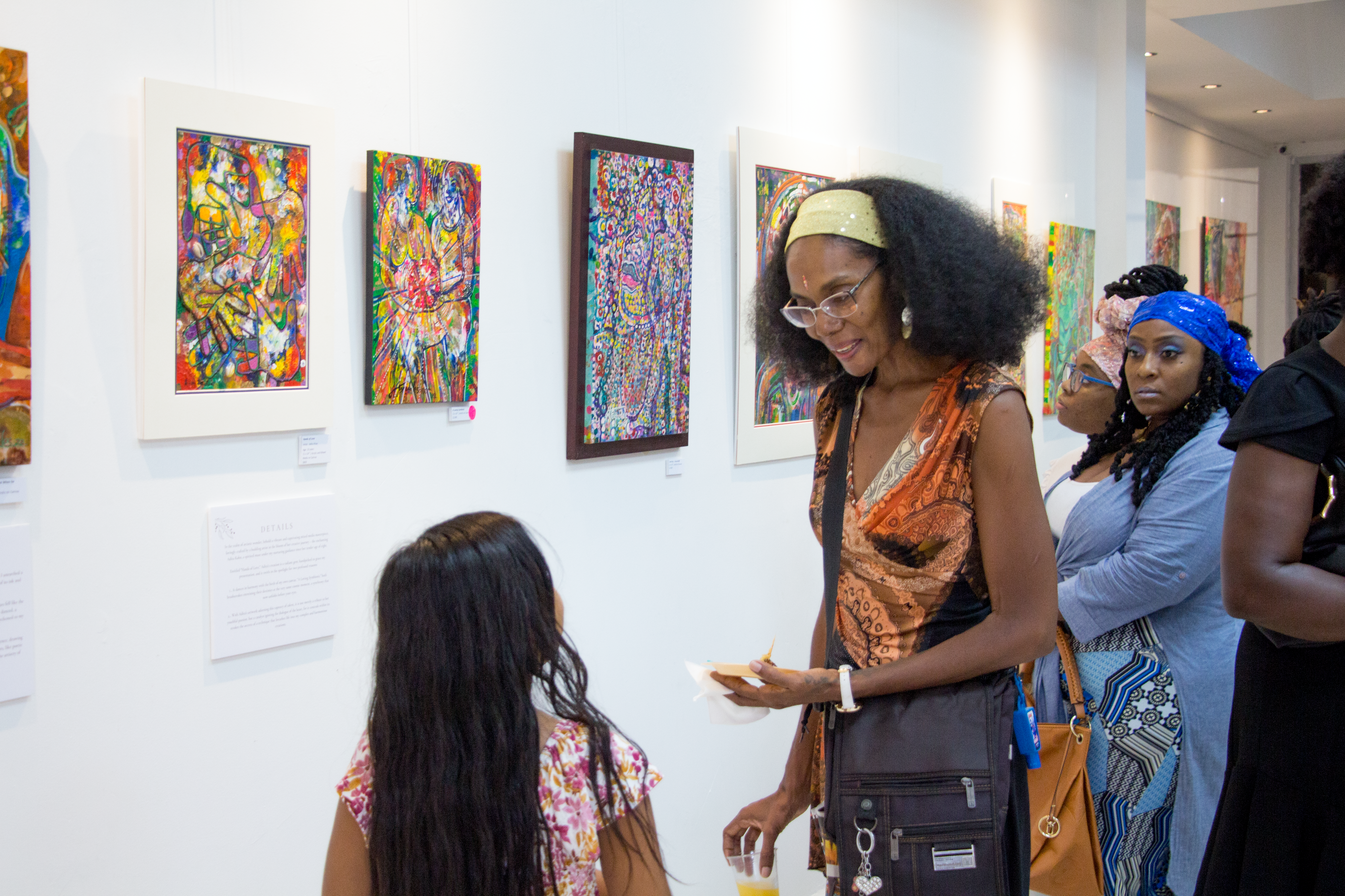 Nicole Tang photography of an art exhibition opening