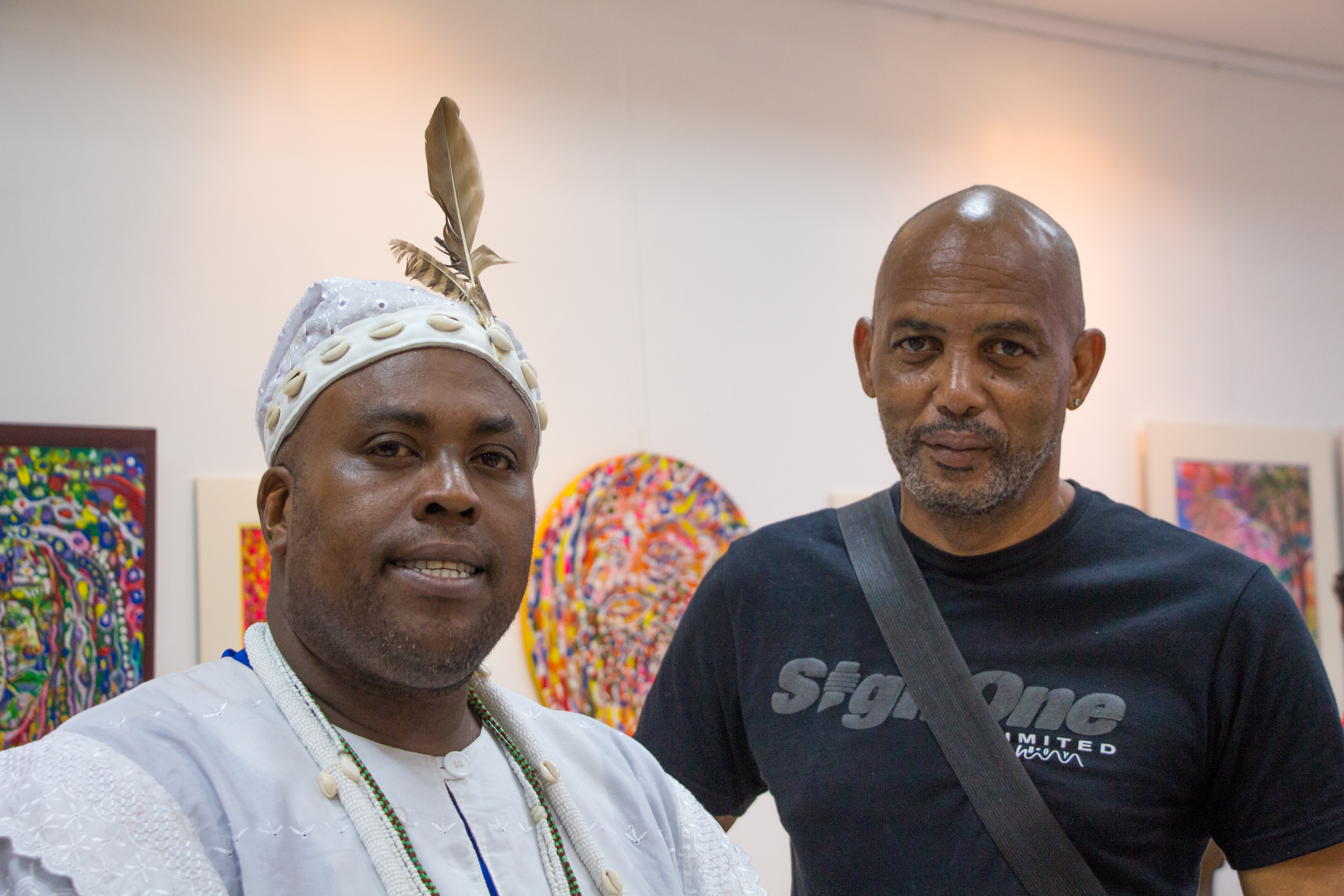 Nicole Tang photography of an art exhibition opening