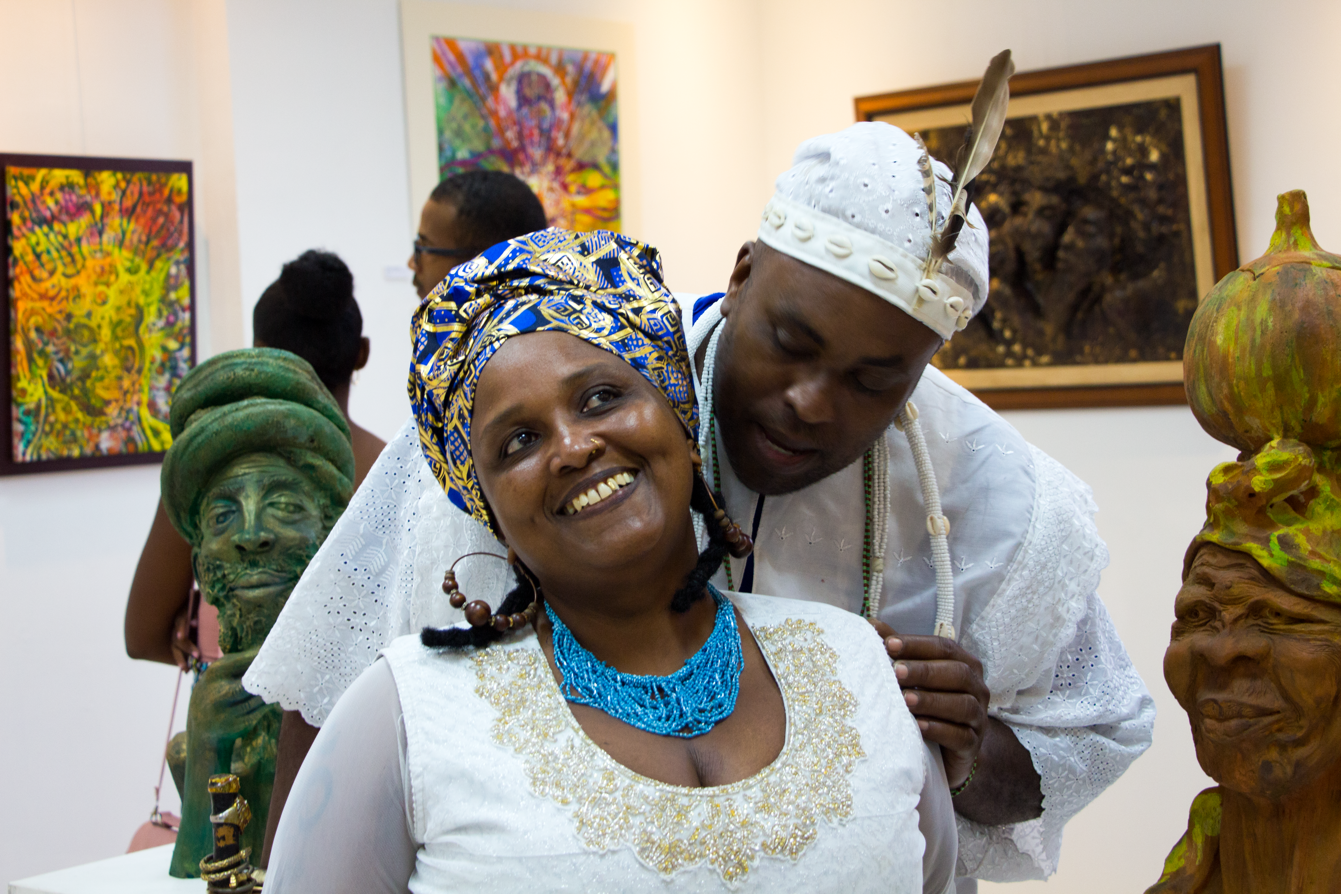 Nicole Tang photography of an art exhibition opening